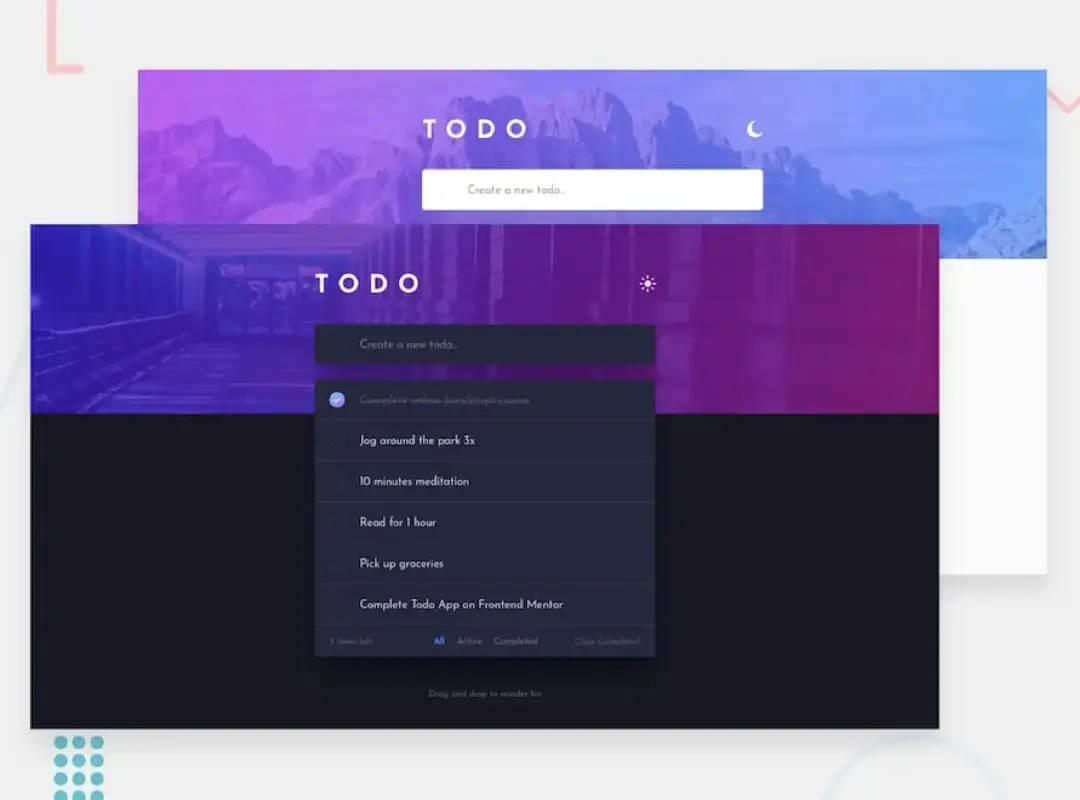 Todo web app thumbnail